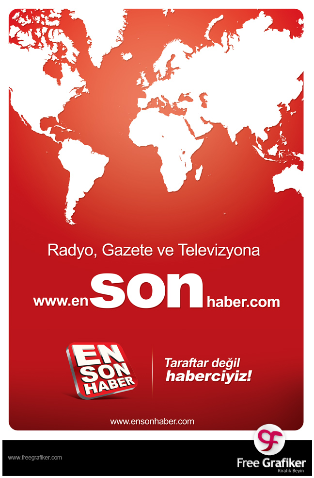 Ensonhaber.com Dergi Reklamı Tasarımı