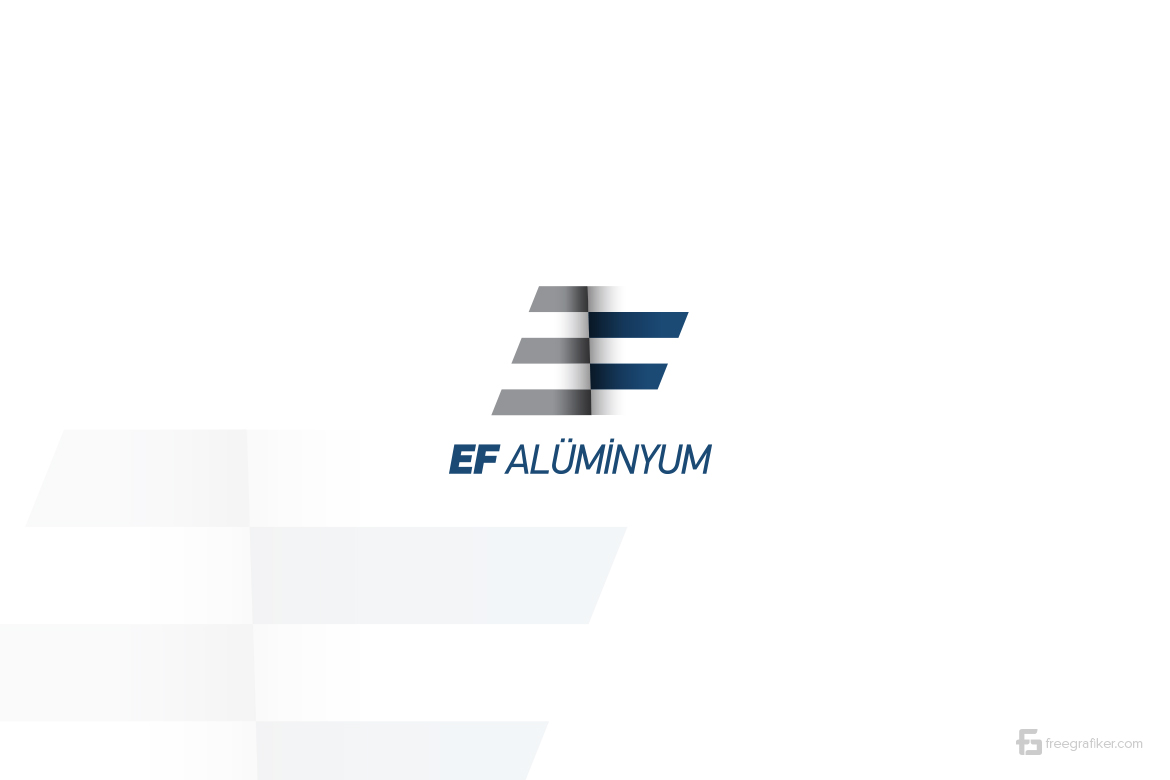 Ef Alüminyum Logo Tasarım Alüminyum Firması Logo Tasarımı