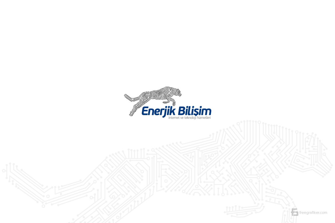 Enerjik Bilişim Hizmetleri Logo Tasarımı Bilişim Hizmetleri Logo Tasarımı