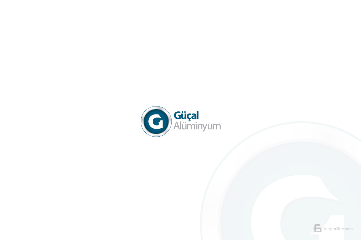 Güçal Alüminyum Logo Tsarımı Alüminyum Demir Çelik Logo Tasarım