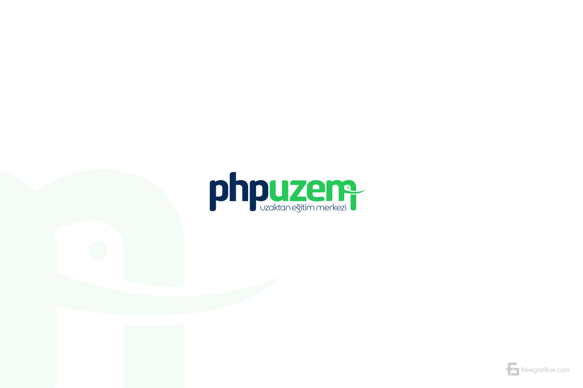 Phpuzem.com Uzaktan Eğitim Projesi Logo Tasarım Phpuzem Eğitim Merkezi Logo Tasarım