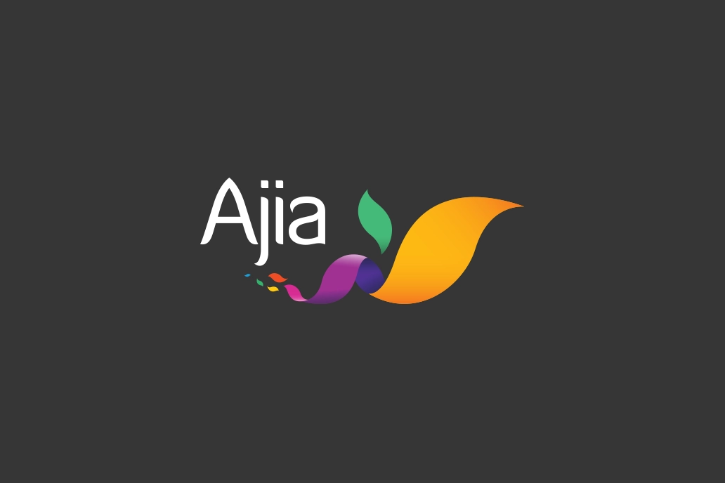 Ajia Logo Tasarım / Koyu Zemin