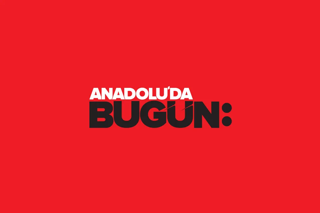 Anadolu'da Bugün Gazete Logo Tasarım / Yüksek Kontrast Zemin