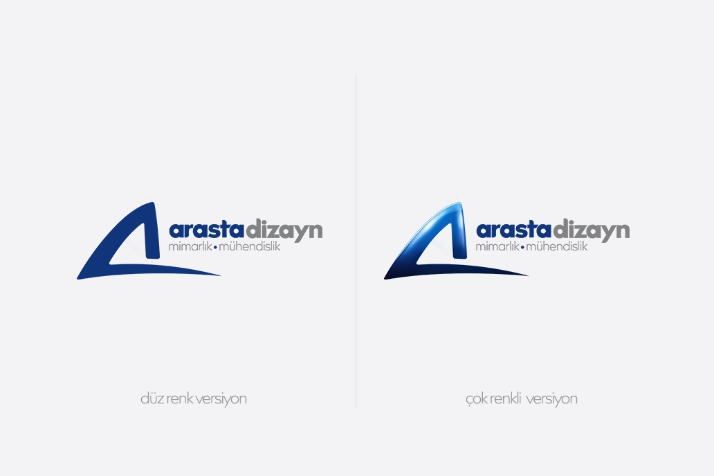 Arasta Mimarlık Logo / Flat ve Renkli Versiyon