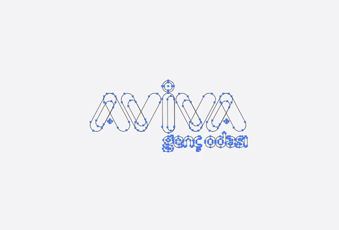 Aviva Genç Odası Logo Tasarım / Lines