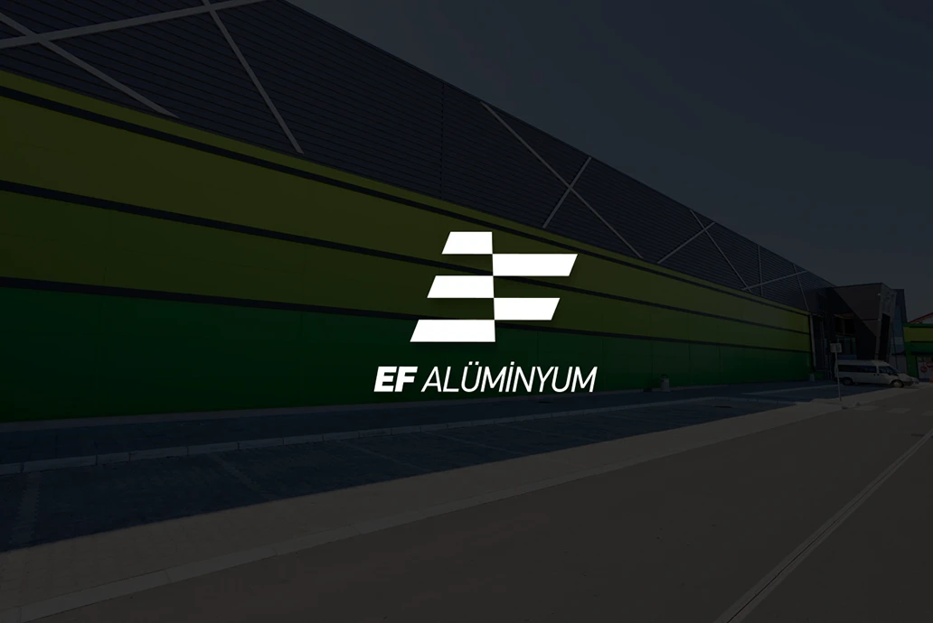 Ef Alüminyum ve İnşaat Logo / Tek Renk Kullanım