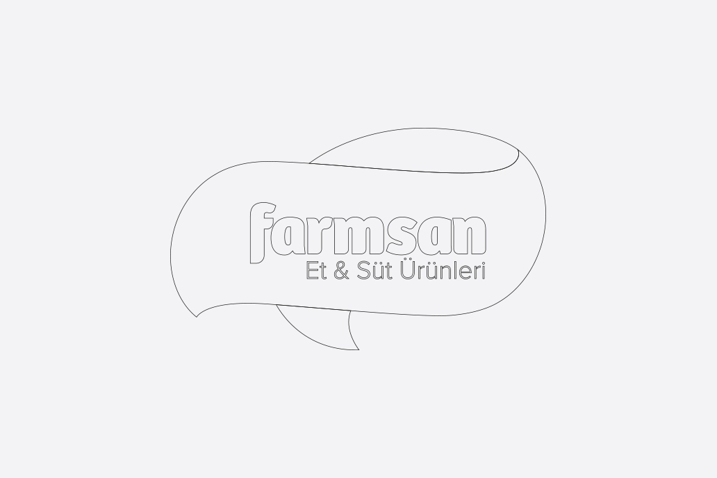 Farmsan Et ve Süt Ürünleri Logo / Lines