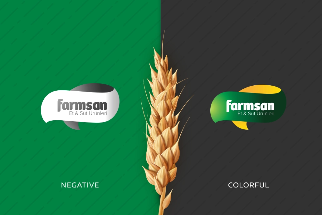 Farmsan Et ve Süt Ürünleri Logo / Kurumsal Renk Ailesi