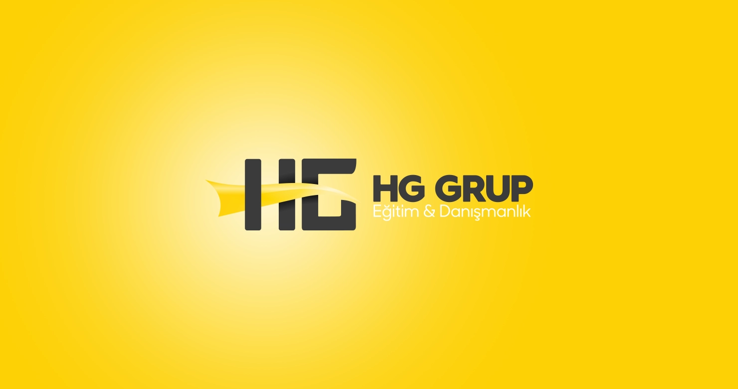 HG Grup Eğitim ve Danışmanlık Logo / Yüksek Kontrast Zemin