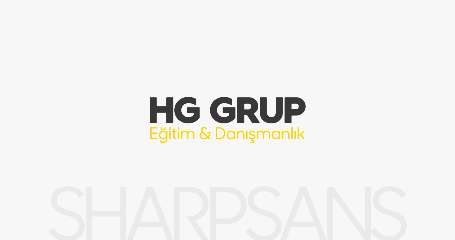 HG Grup Eğitim ve Danışmanlık Logo / Tipografi Çalışması