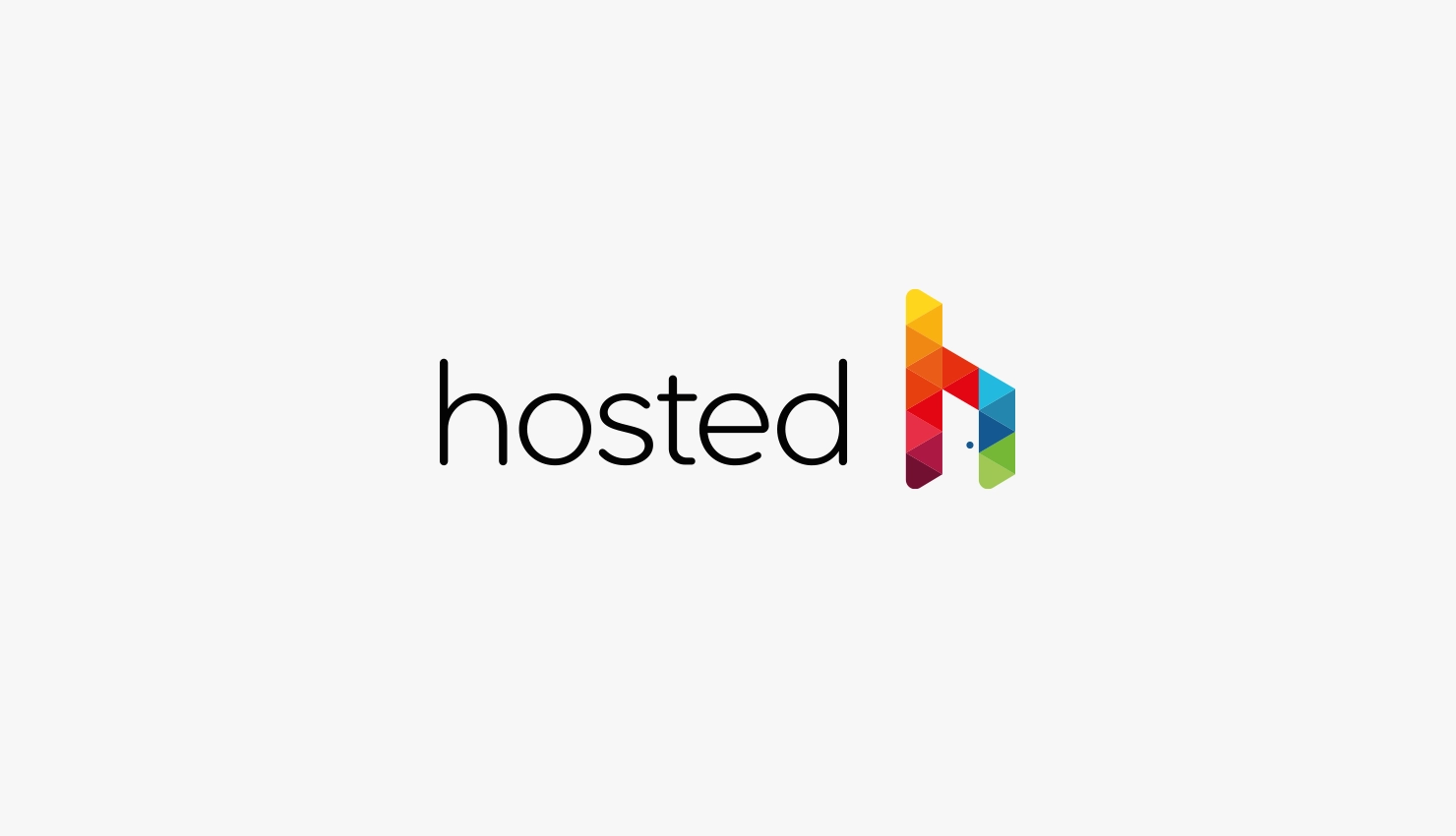 Hosted Hosting Logo Tasarım