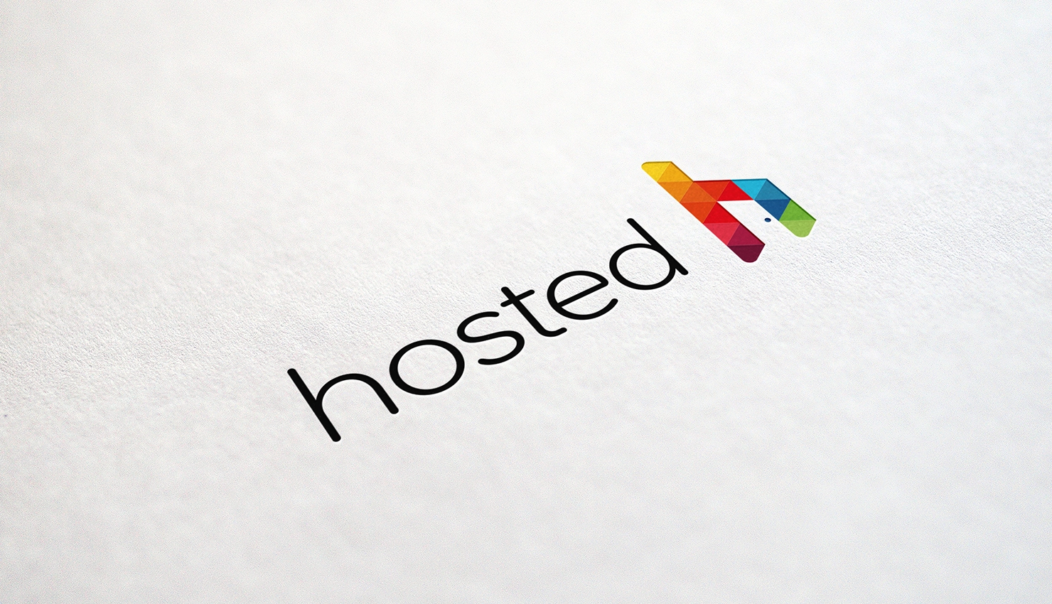 Hosted Hosting Logo / Baskı Önizleme