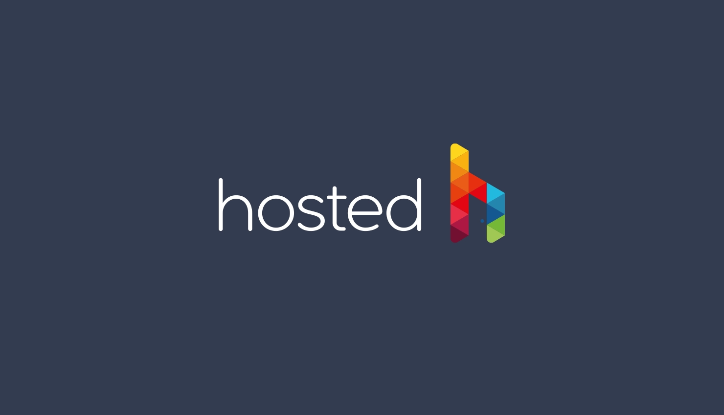 Hosted Hosting Logo / Koyu Zemin