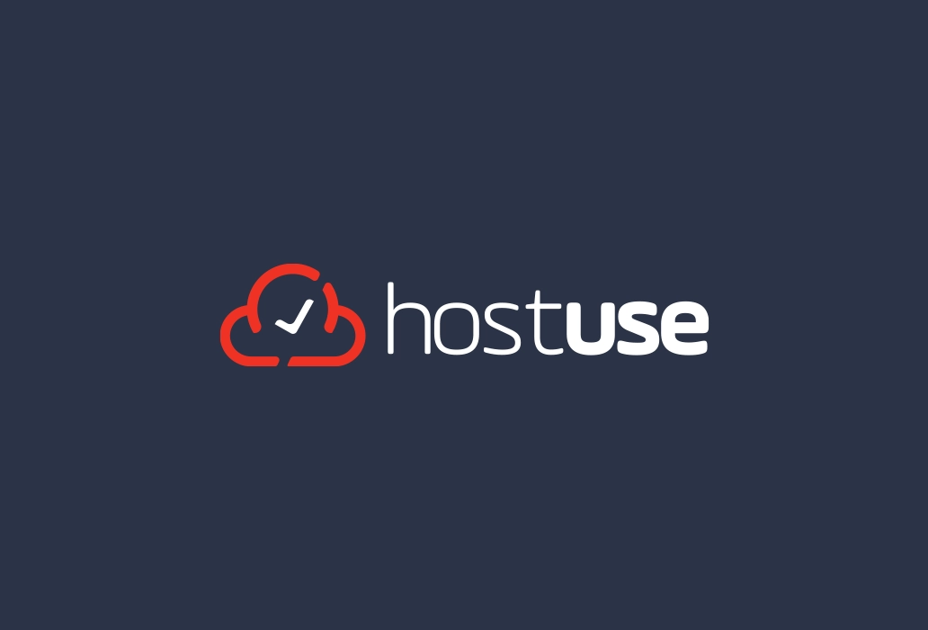 Hostuse Logo Hosting Logo Tasarım / Koyu Zemin