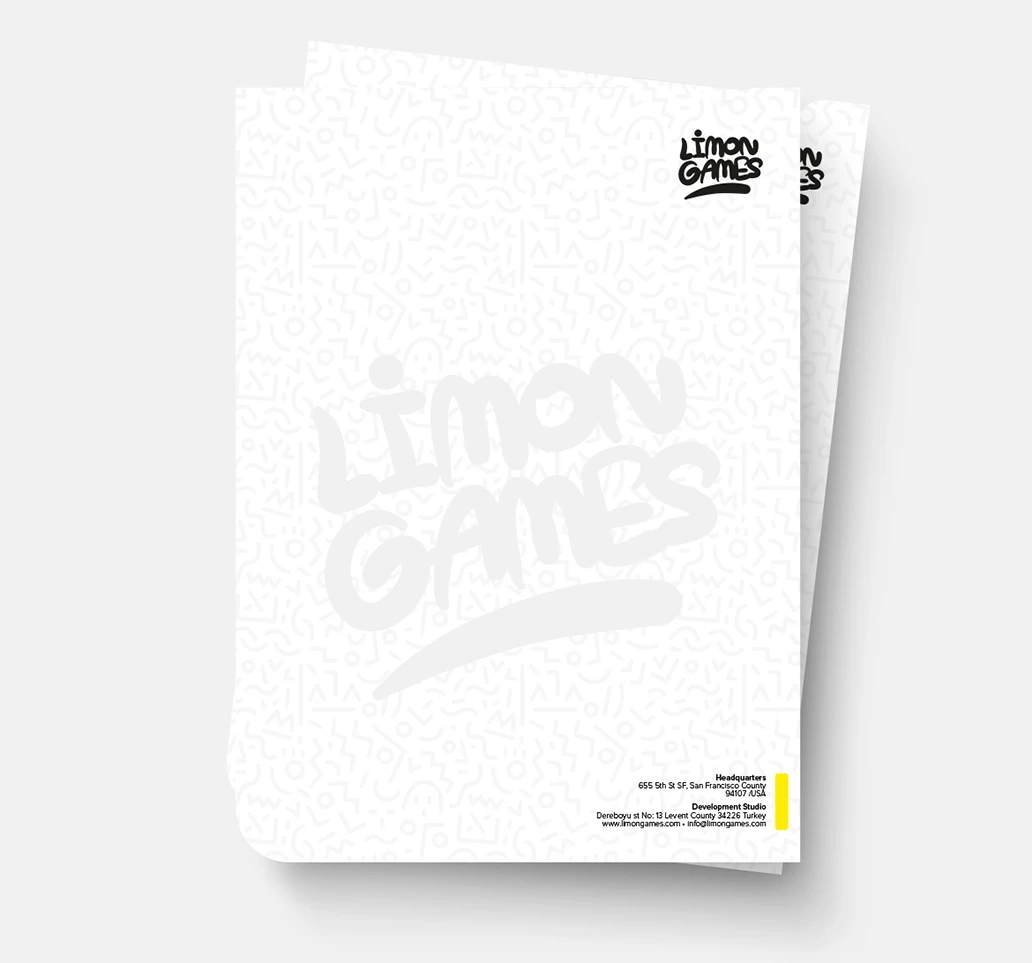 Limon Games Kurumsal Kimlik Tasarım / Antetli Kağıt Tasarımı