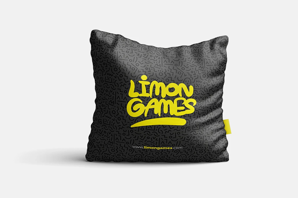 Limon Games Kurumsal Kimlik Tasarım / Yastık Tasarımı