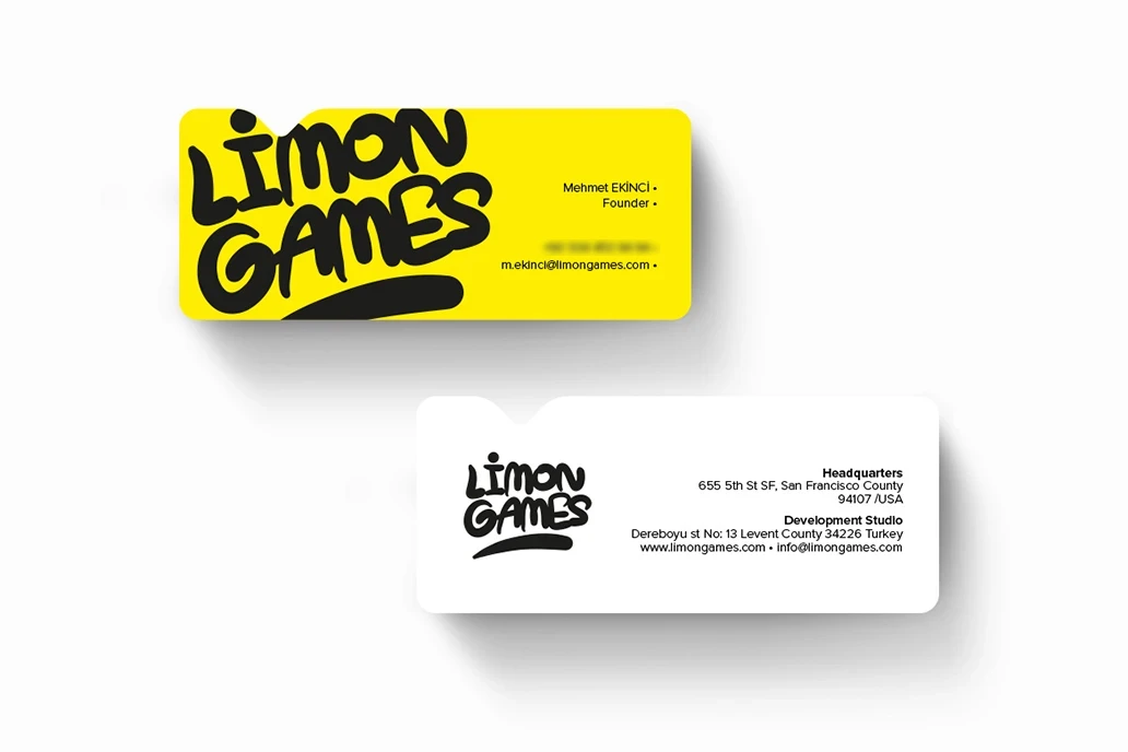 Limon Games Kurumsal Kimlik Tasarım / Kartvizit Tasarımı