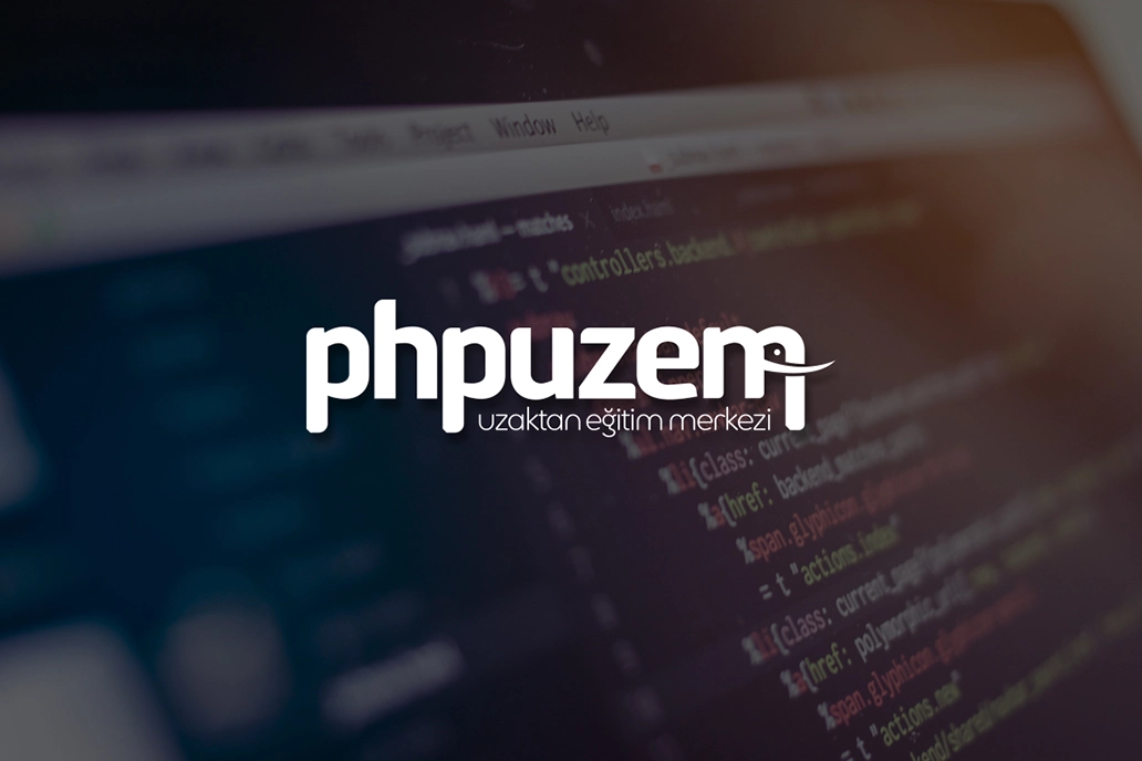 Phpuzem Logo Tasarım / Tek Renk Görünüm