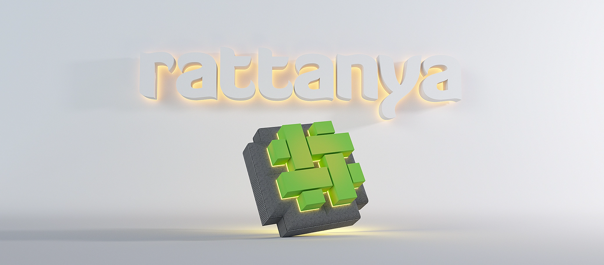 Rattanya Mobilya Logo Tasarım / 3 Boyutlu Görünüm