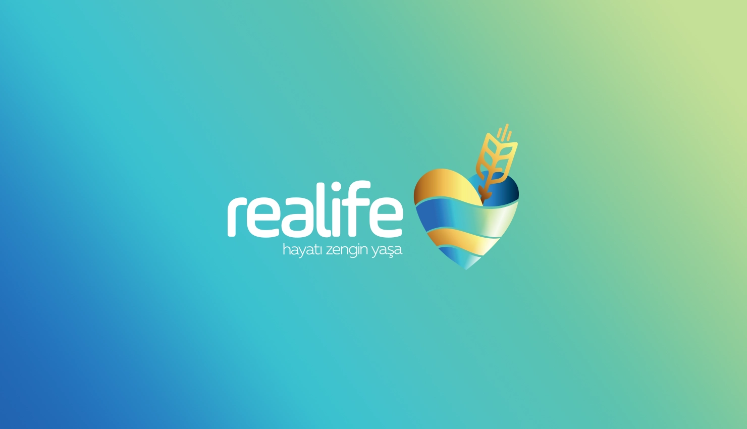 Realife Diyet ve Diyabetik Un Logo Tasarım / Kontrast Zemin