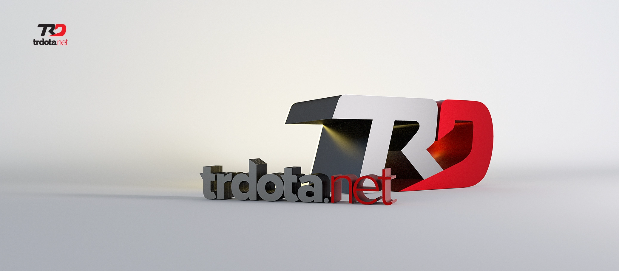 Trdota.net Logo Tasarım Çalışması / 3 Boyutlu Görünüm