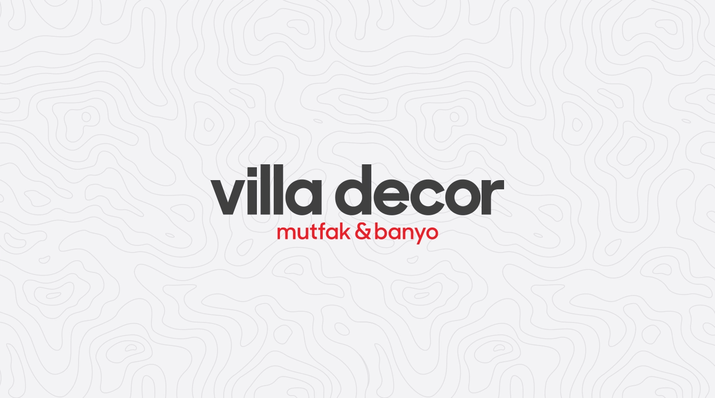 Villa Decor Mutfak ve Banyo Logo / Tipografi Çalışması