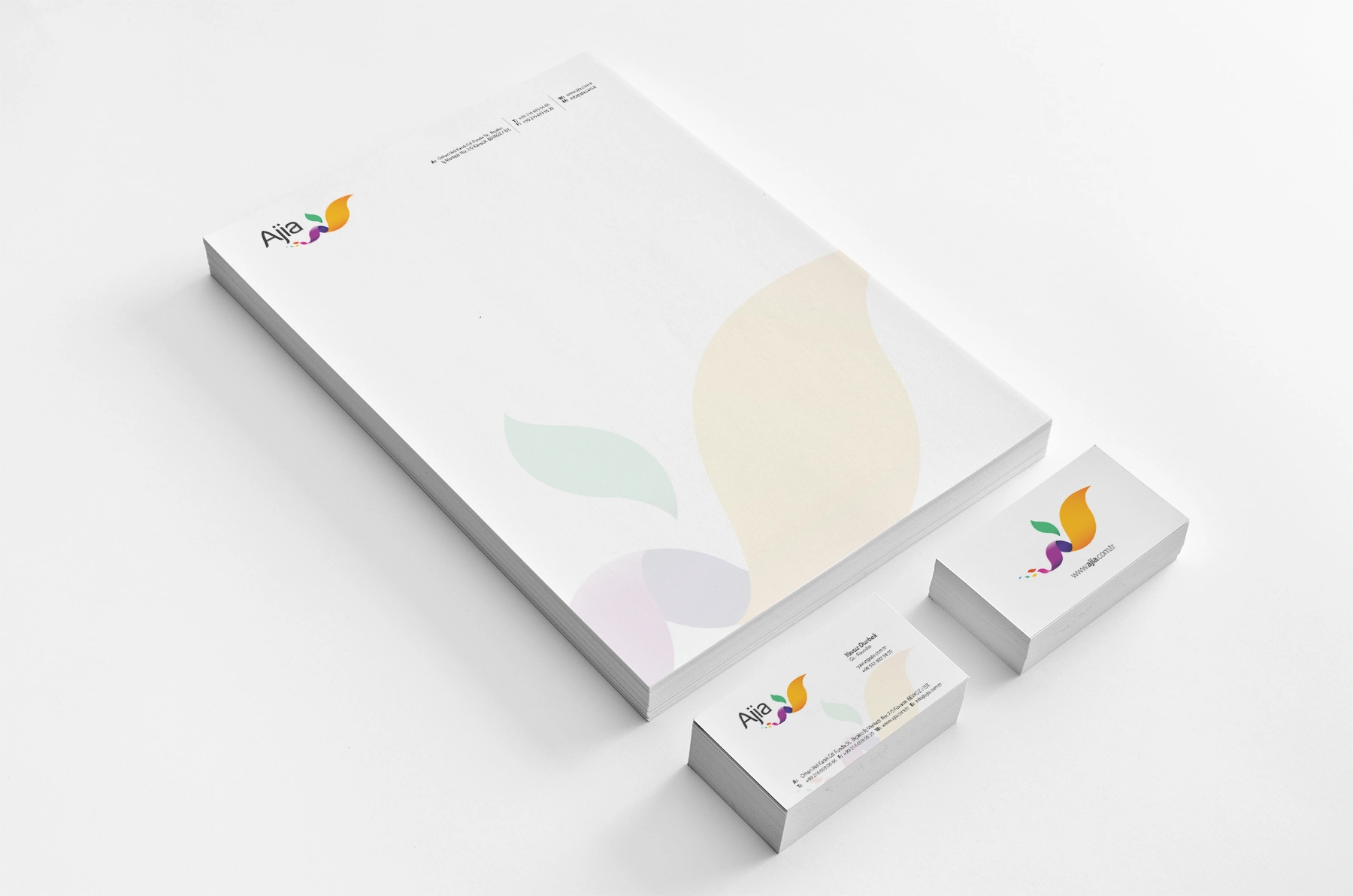 Ajia / Antetli Kağıt - Kartvizit Tasarım