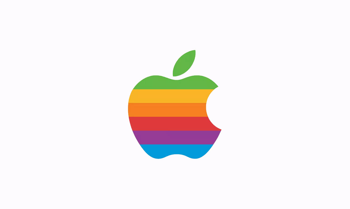 Apple Üçüncü Logo Tasarımı - Tipografisiz Kullanım / 1984