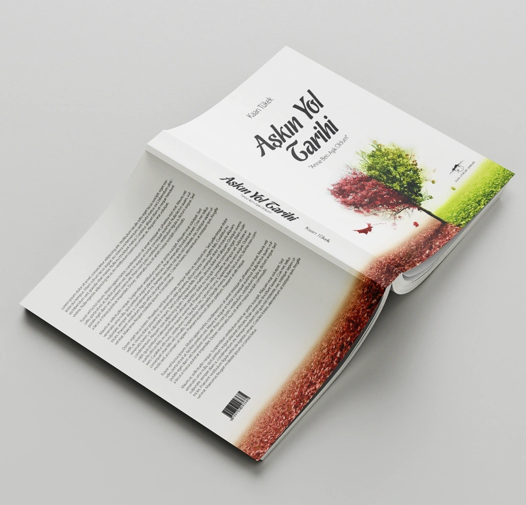 Aşkın Yol Tarifi Kitap Kapak Tasarım / Ön ve Arka Sayfa