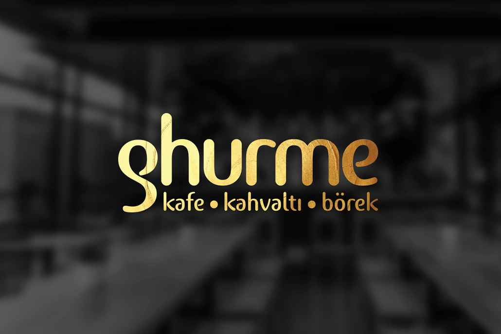 Ghurme Cafe Logo Tipografi Çalışması