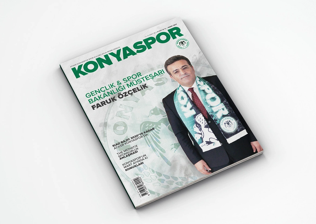 Konya Spor Dergi Tasarımı / Kapak