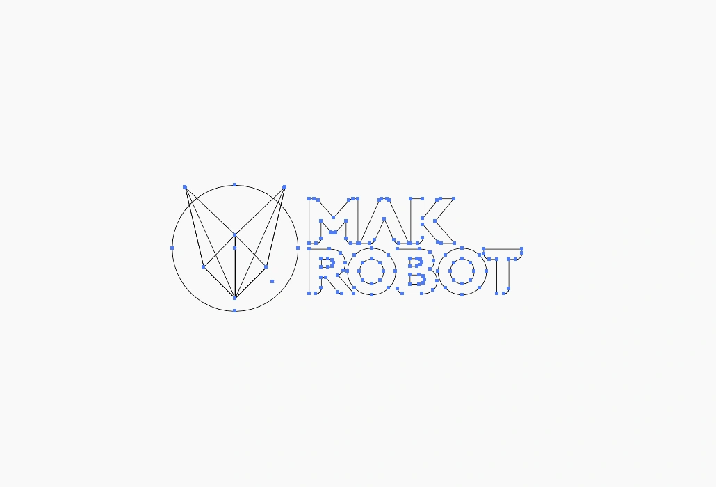 Makrobot Logo Tasarım / Lines