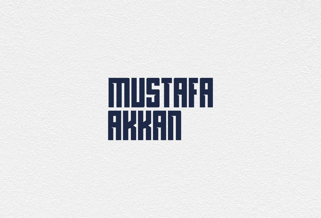 Mustafa Akkan Gayrimenkul Yatırım Logo / Tipografi Çalışması