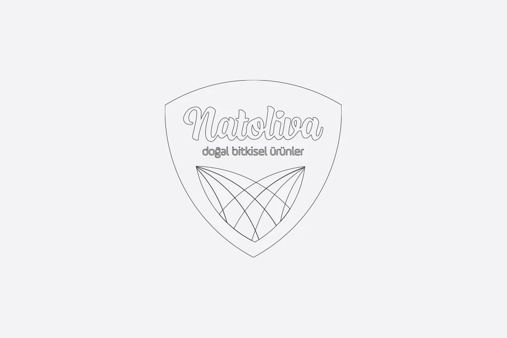 Natolive Doğal Bitkisel Ürünler Logo Tasarım / Lines