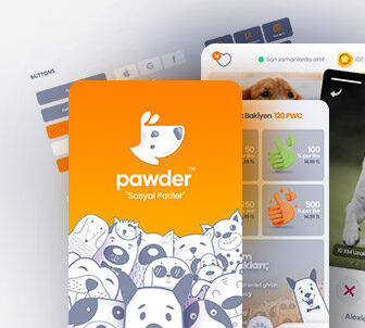 Pawder Mobile Uygulama Arayüz Tasarım