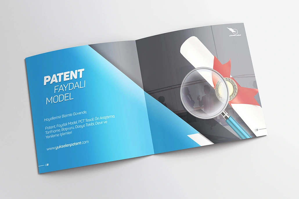 Yükselen Patent Katalog Tasarım / Patent Faydalı Model