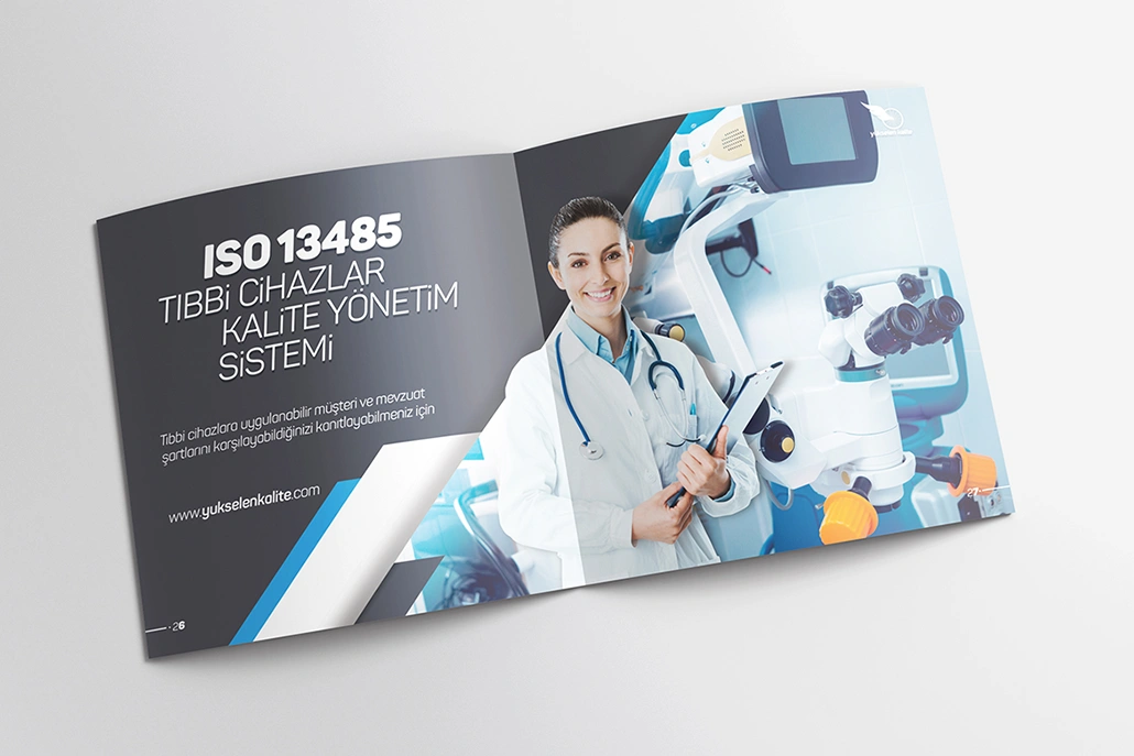 Yükselen Patent Katalog Tasarım / ISO 13485 Tıbbi Cİhazlar Kalite Yönetim Sistemi