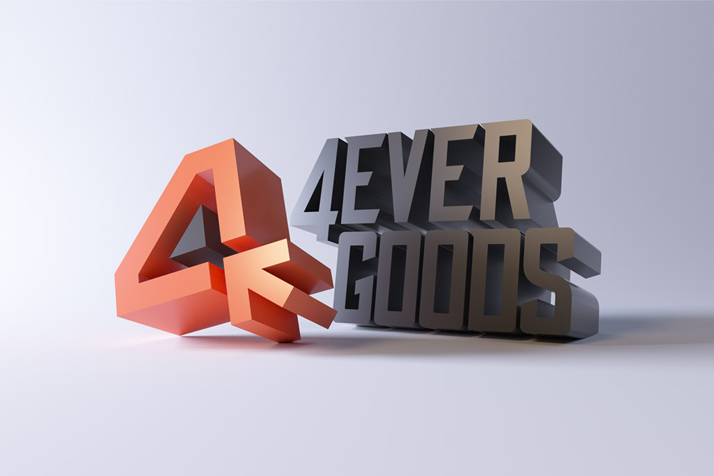 4EVERGOODS Logo 3D Görünüm