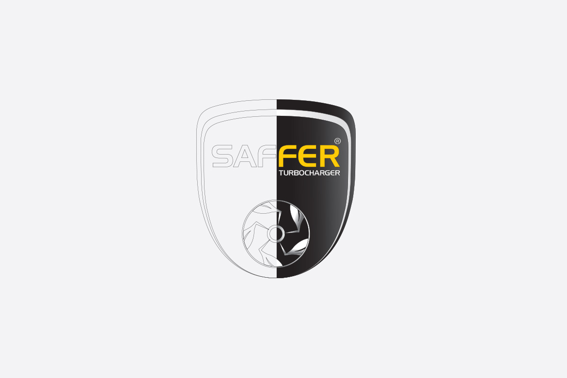 Saffer Turbo Charger Logo / Çizim ve Boyama