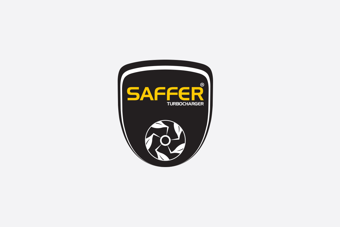 Saffer Turbo Charger Logo Tasarım / Flat Görünüm