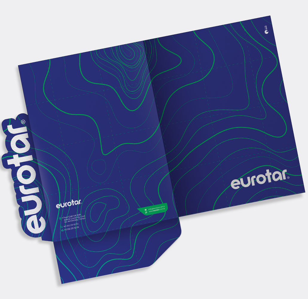 Eurotar Kurumsal Kimlik / Sunum Dosyası Tasarımı